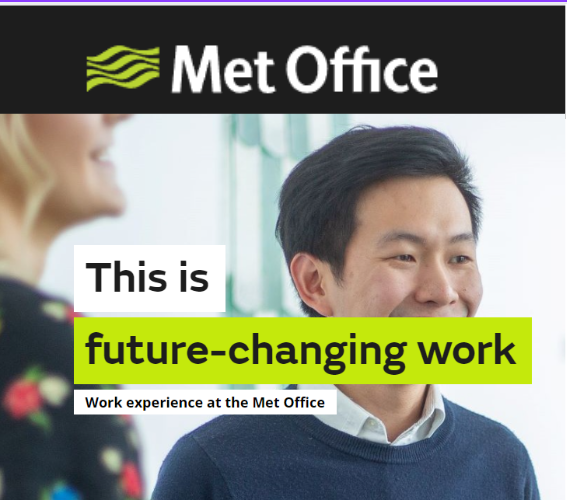 Work Experience With The Met Office