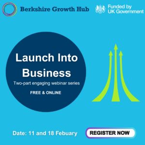 Launch into business graphic February