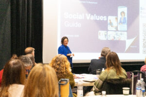 Sarah Wallace at Careers Hub Conference