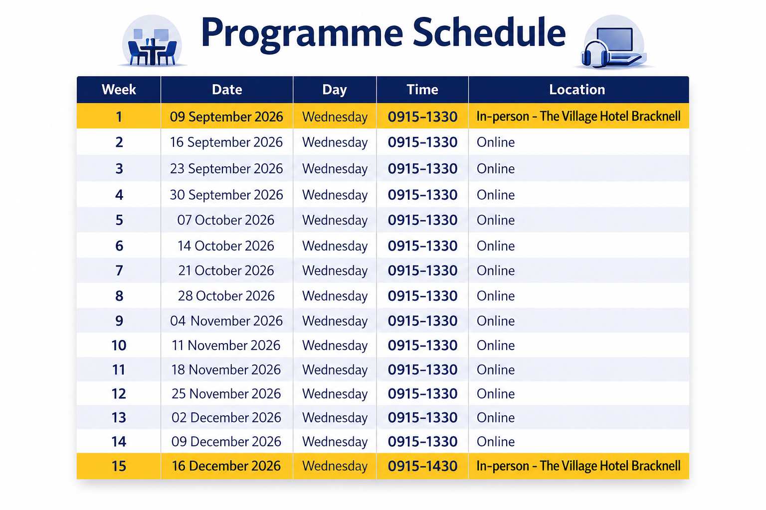 AI Sept 2026 dates