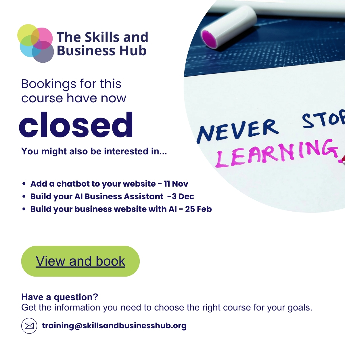 Build your website with AI popup